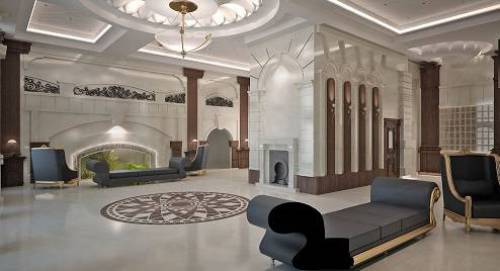 دانلود پروژه رویت REVIT طراحی داخلی کلاسیک مسکونی